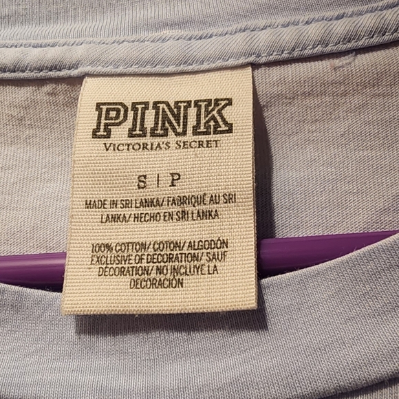 Periwinkle Victoria's Secret TShirt - Picture 4 of 4